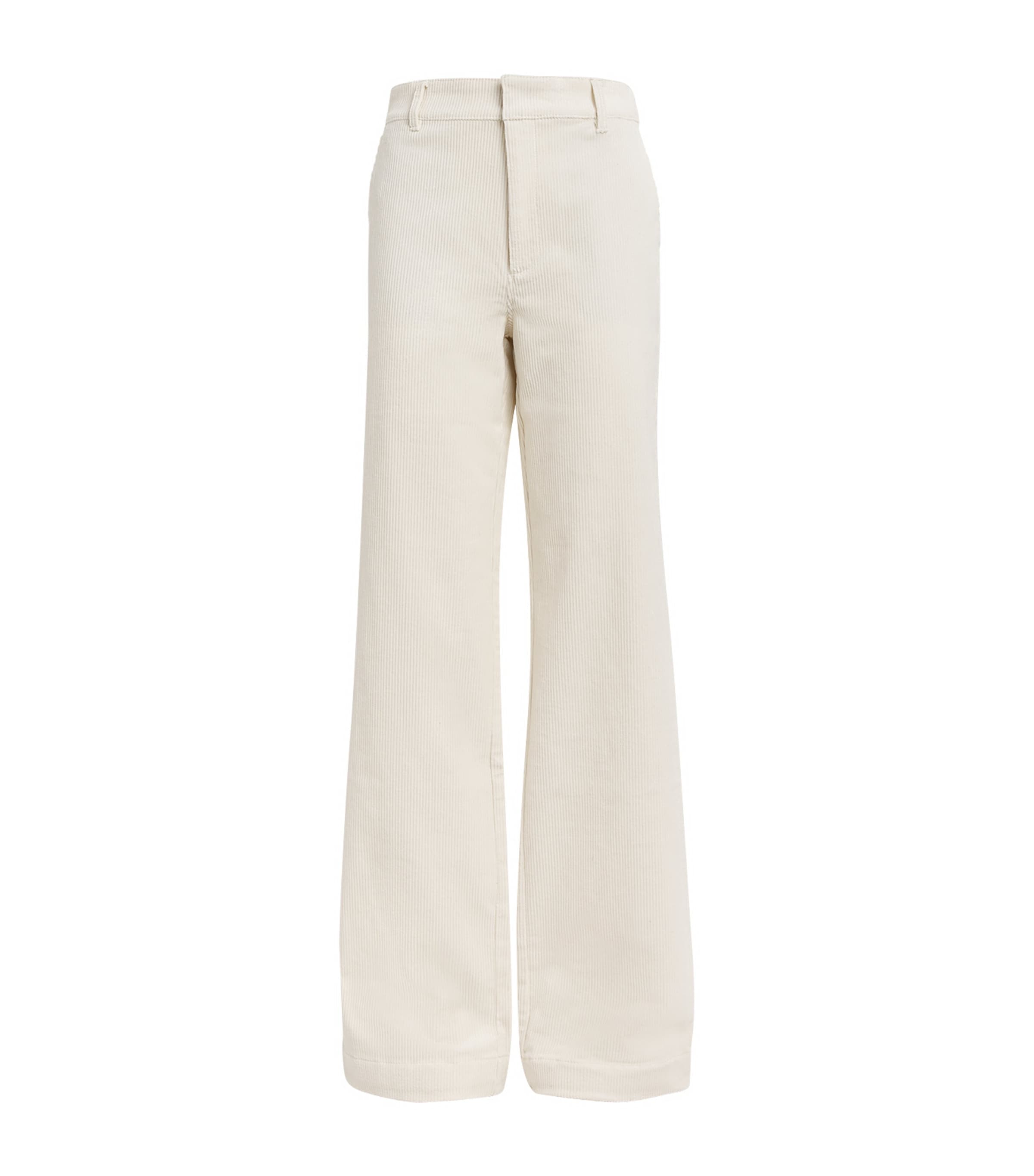 PAIGE Corduroy Danielle Trousers Ivory