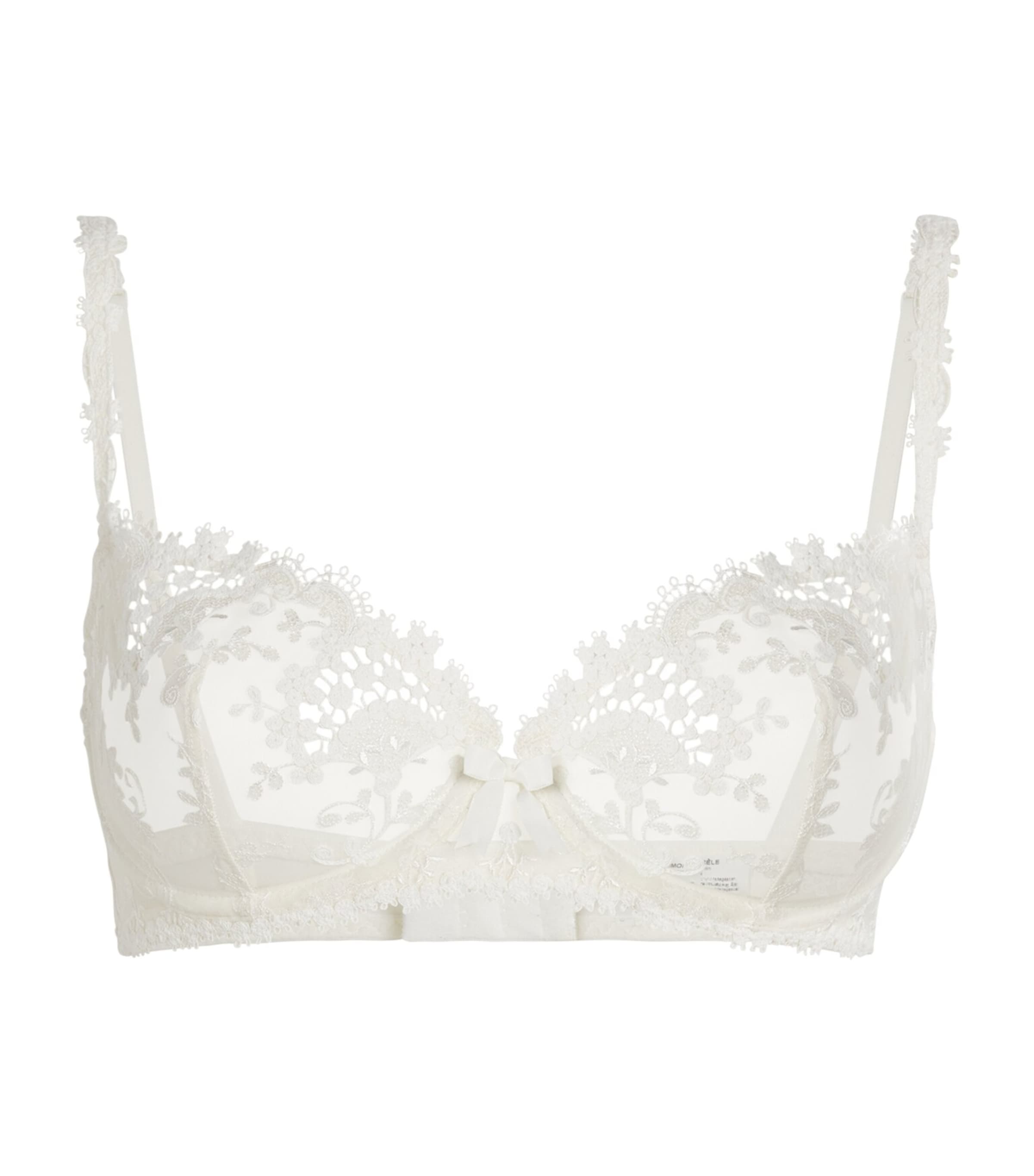 Simone Perele Lace Wish Half-Cup Bra Natural