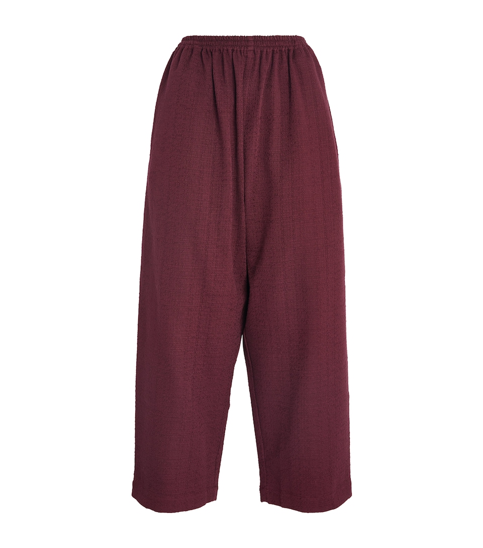 Polo Ralph Lauren Velvet Wide-Leg Trousers Grn Awning Strp