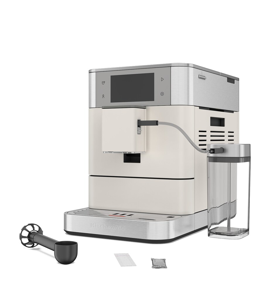 KitchenAid Fully Automatic Espresso Machine Porcelain White Image 4