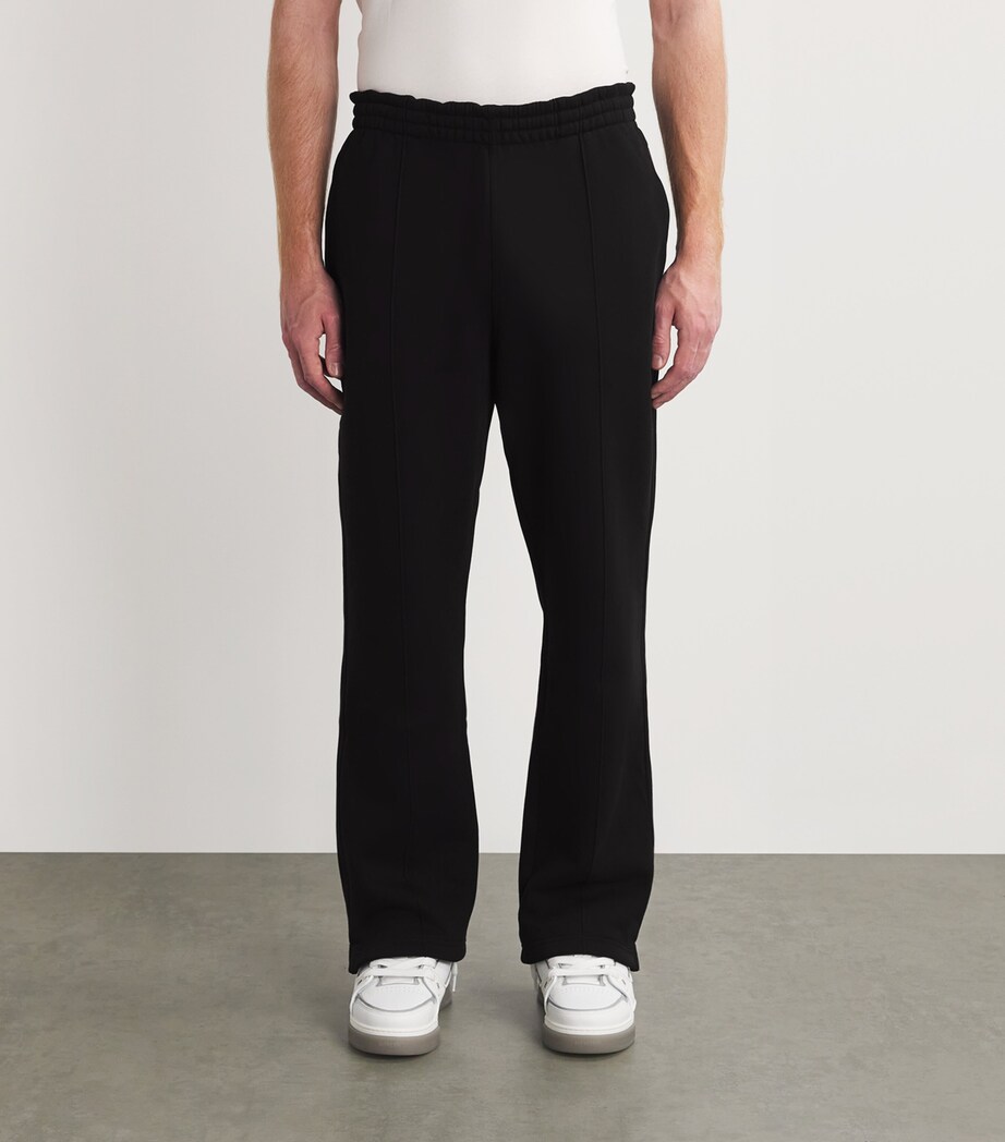 Represent Open Cuff Initial Sweatpants Black Image 3