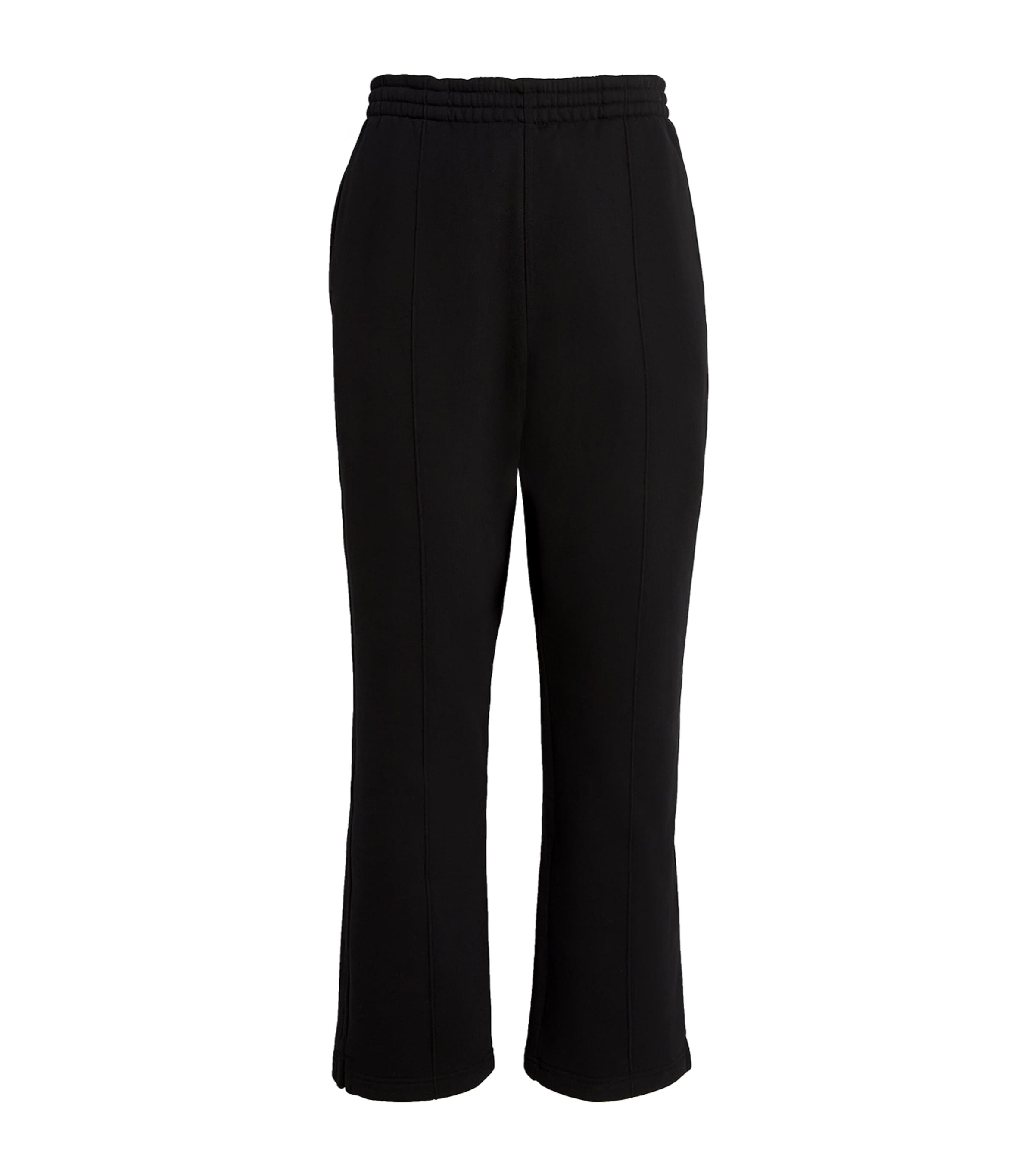 Represent Open Cuff Initial Sweatpants Black Image 1