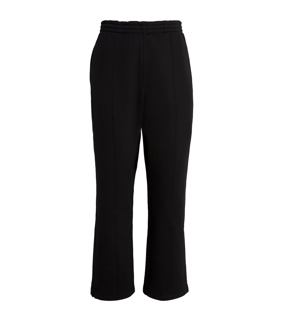 Represent Open Cuff Initial Sweatpants Black Image 1