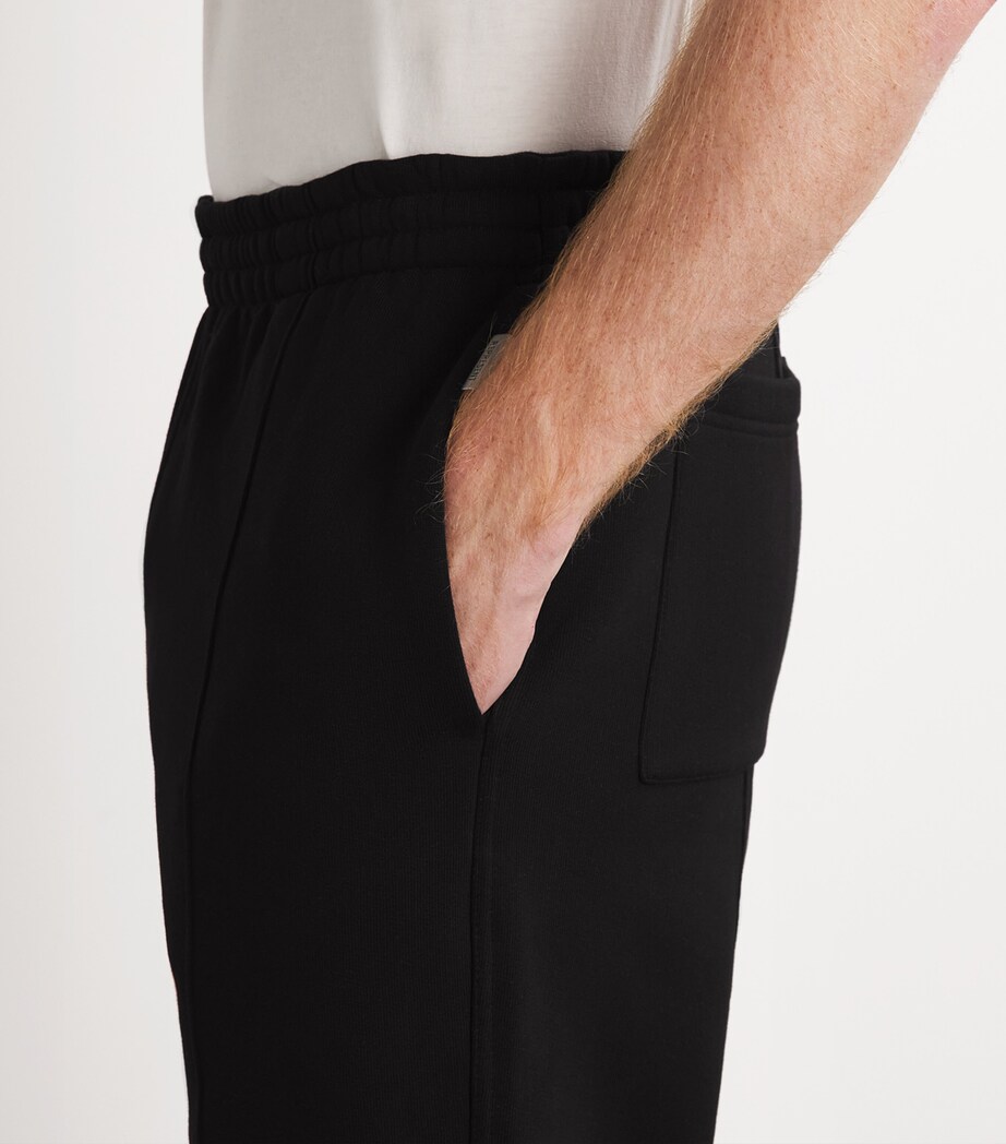 Represent Open Cuff Initial Sweatpants Black Image 6