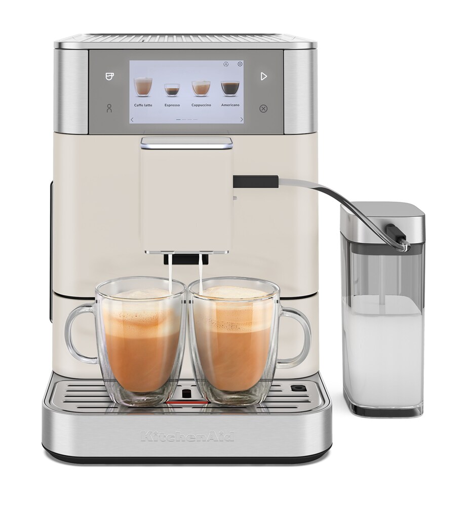 KitchenAid Fully Automatic Espresso Machine Porcelain White Image 1