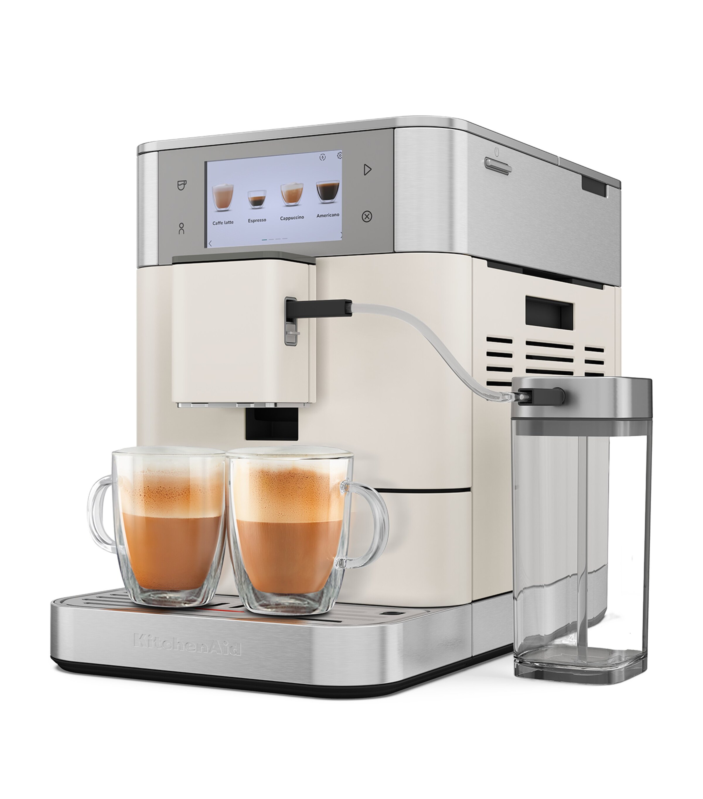 KitchenAid Fully Automatic Espresso Machine Porcelain White Image 3