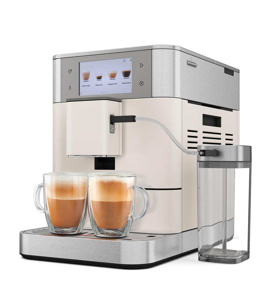 KitchenAid Fully Automatic Espresso Machine Porcelain White Image 3