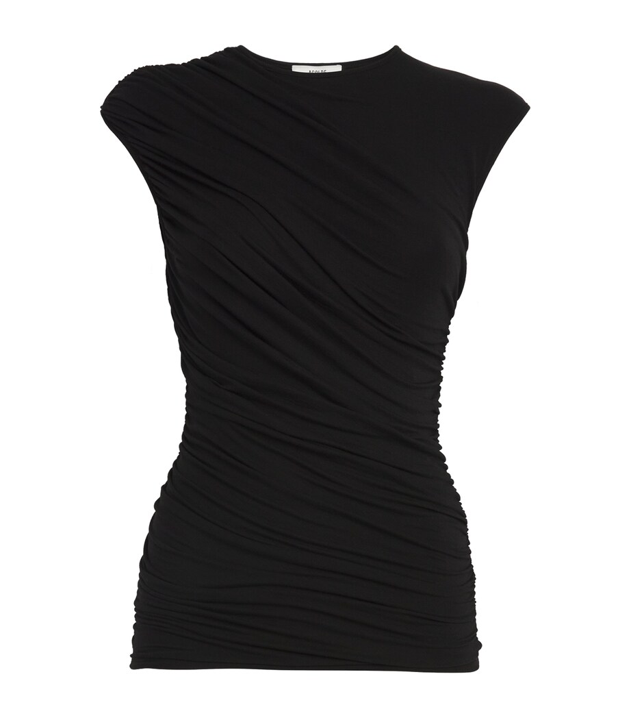AGOLDE Ester Tank Top Black Image 1