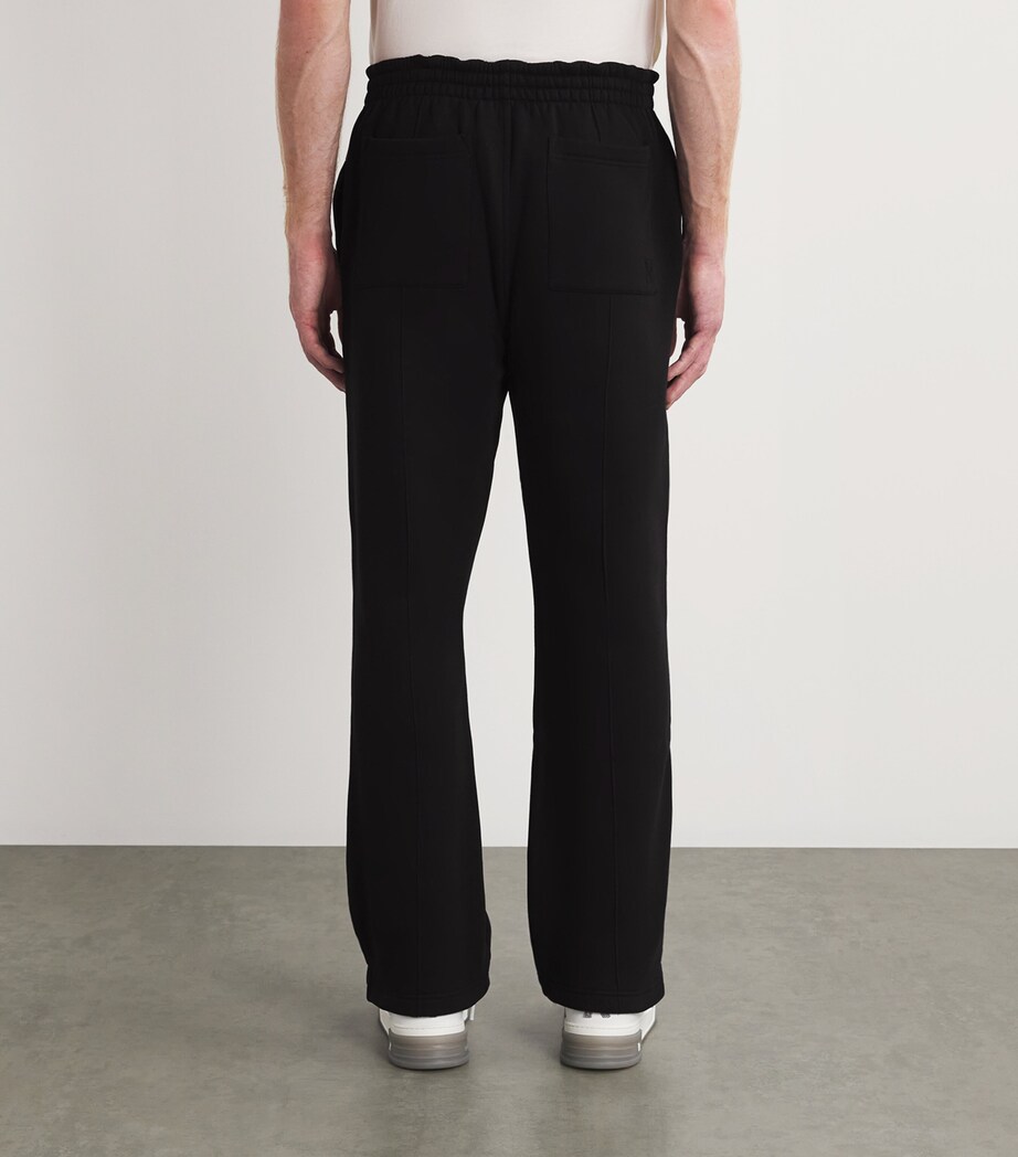 Represent Open Cuff Initial Sweatpants Black Image 4